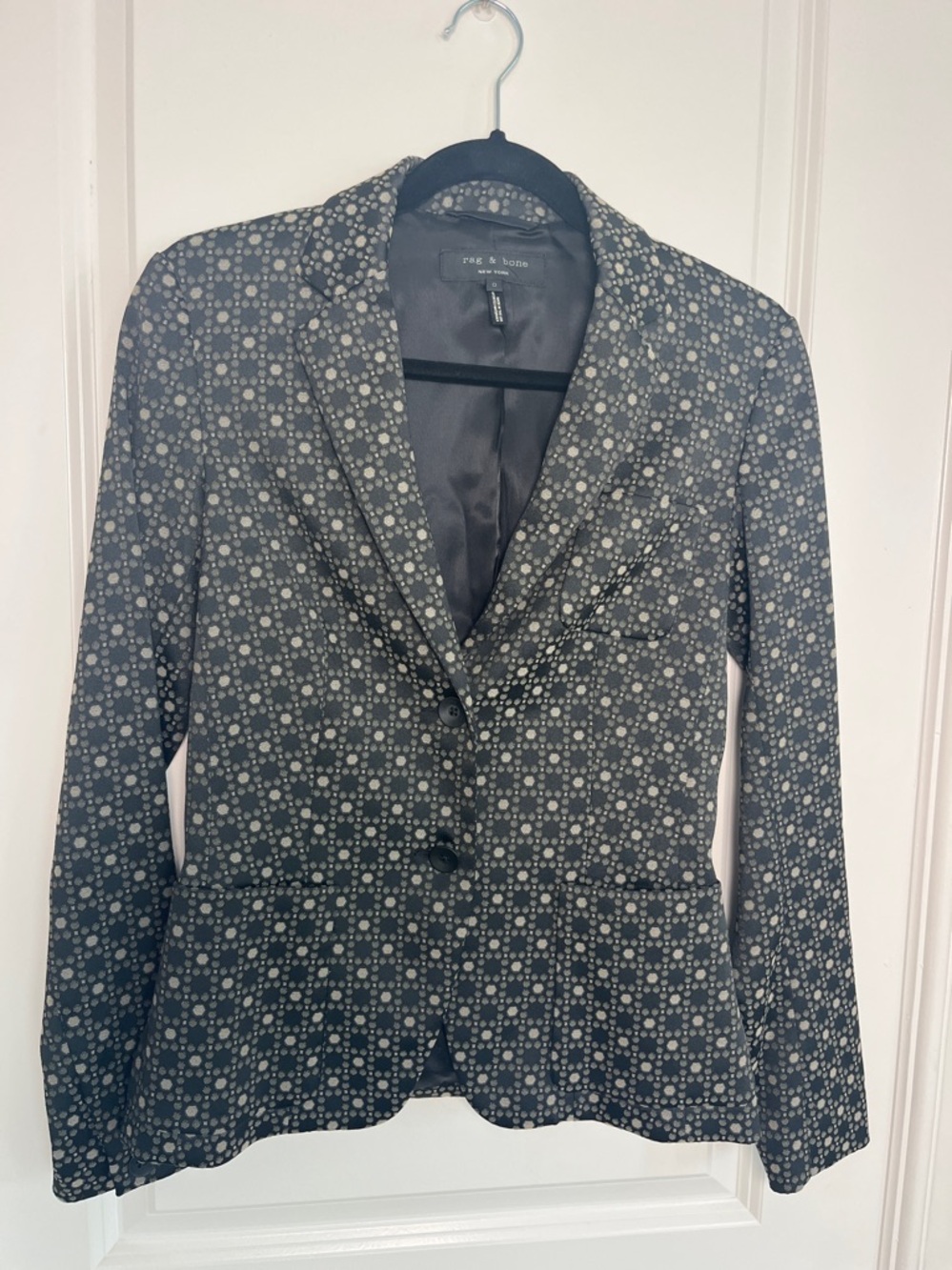 rag & bone Geometric Blazer Size 0